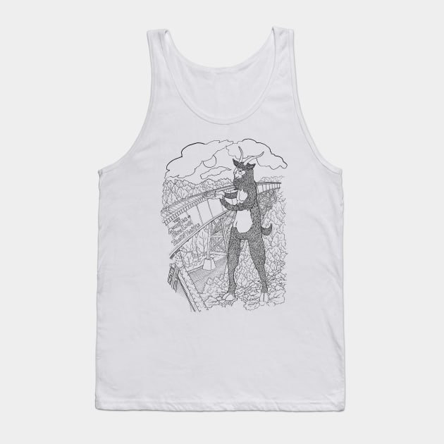 Pope Lick Monster Tank Top by Ballyraven